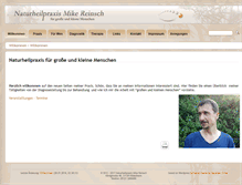 Tablet Screenshot of naturheilpraxis-reinsch.de